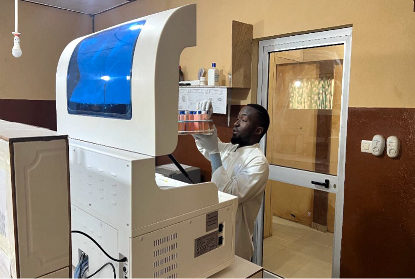 Le laboratoire d'analyses médicales